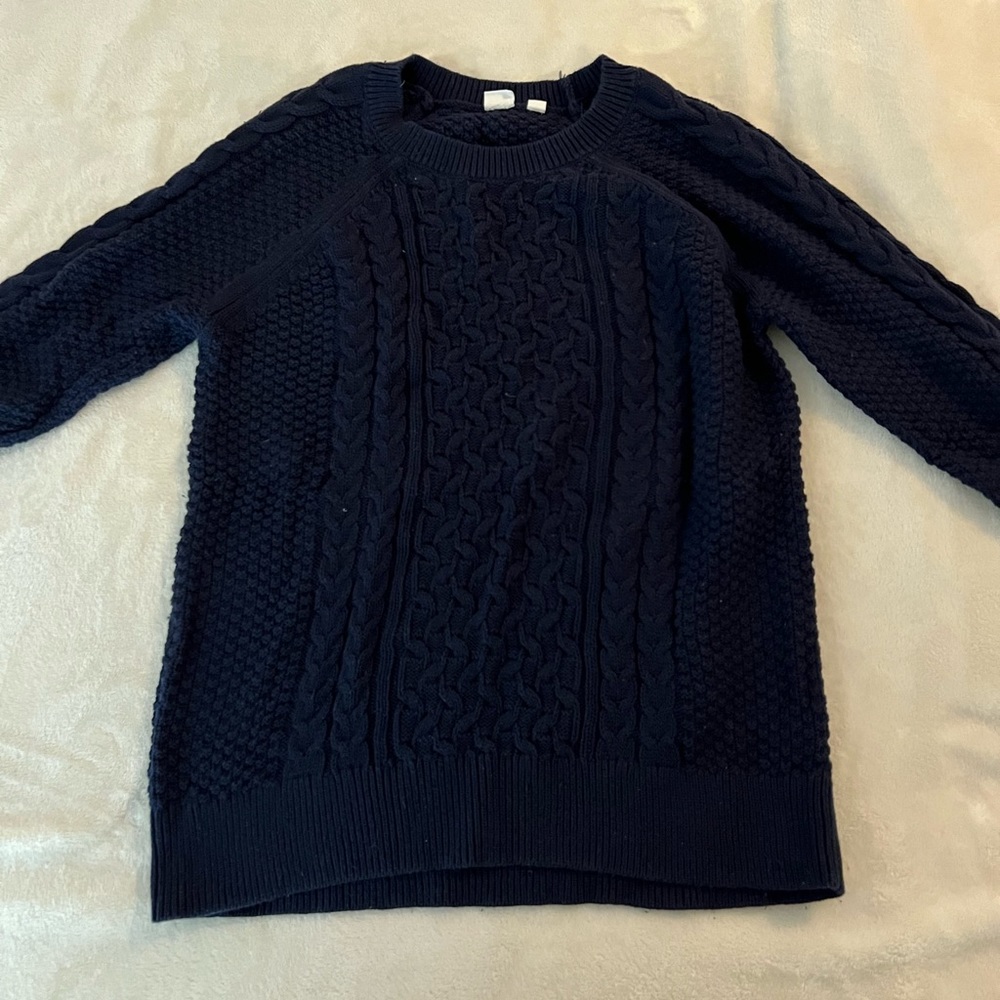 Women’s Navy Blue Knit Sweater